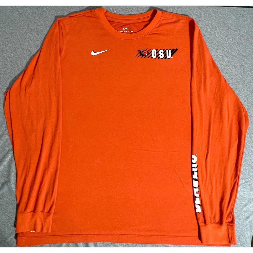 Oregon State Beavers Shirt Mens‎ XXL NCAA Football Nike Dri Fit Long Sleeve